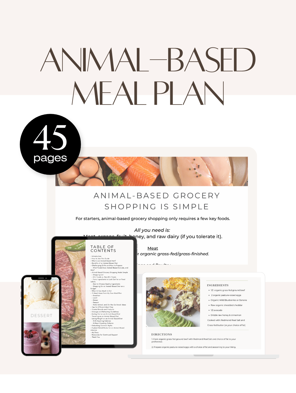 Animal-Based Meal Plan For Beginners