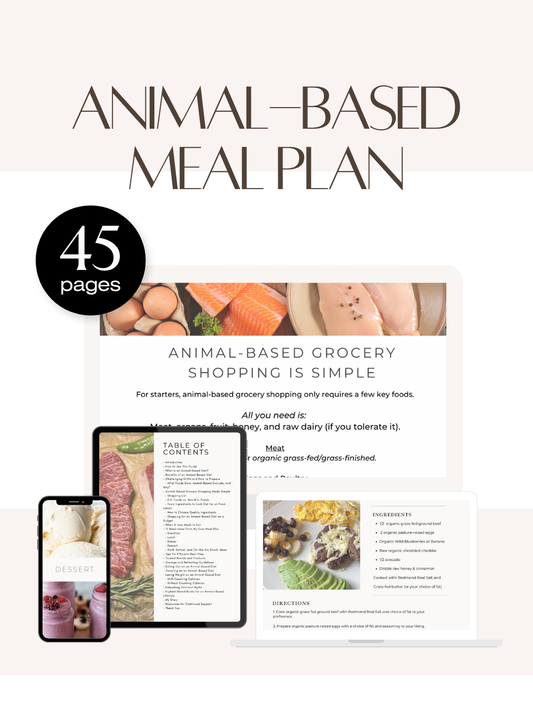 Animal-Based Meal Plan For Beginners
